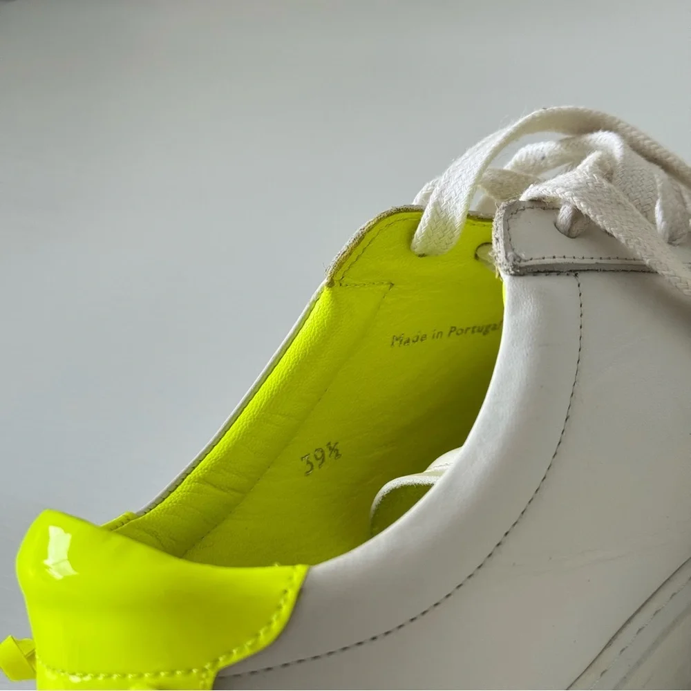 Givenchy White and Neon Green Sneakers, Size 39,5, Authentic - Picture 10 of 10